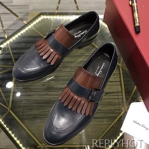 Ferragamo 2020 Mens Leather Shoes