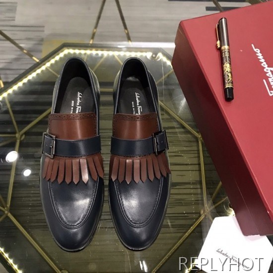 Ferragamo 2020 Mens Leather Shoes