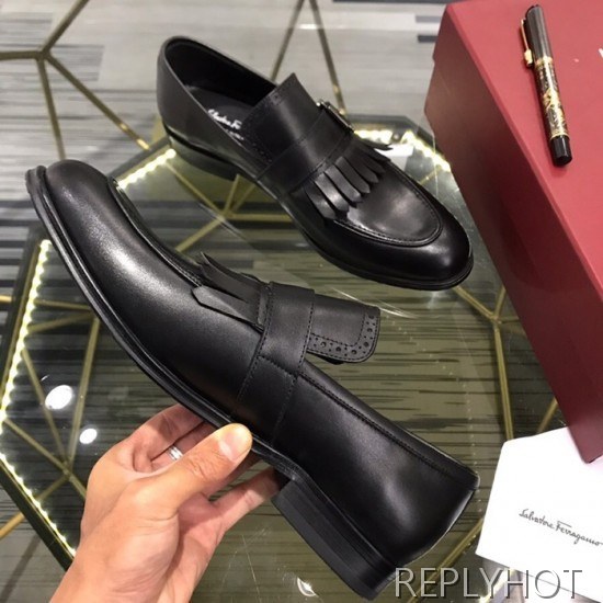 Ferragamo 2020 Mens Leather Shoes
