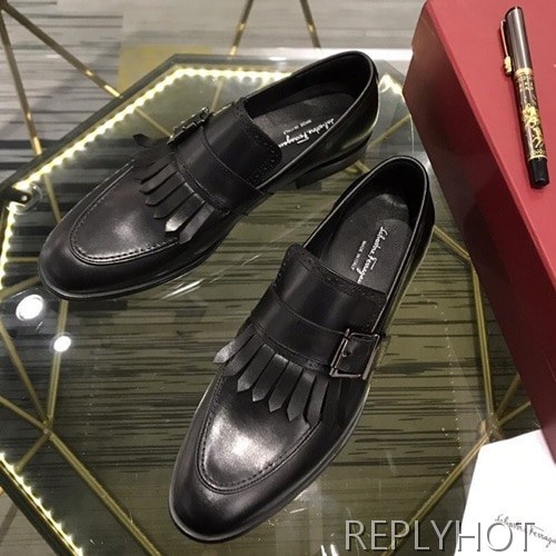Ferragamo 2020 Mens Leather Shoes