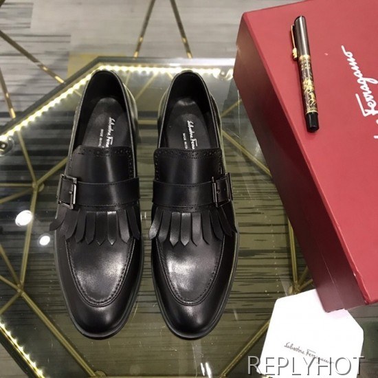 Ferragamo 2020 Mens Leather Shoes