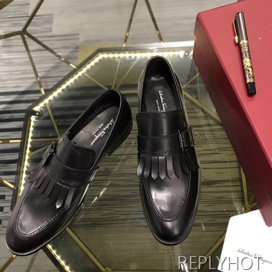 Ferragamo 2020 Mens Leather Shoes
