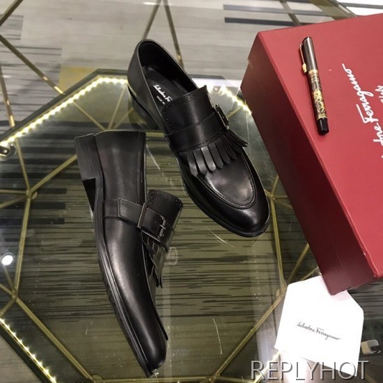 Ferragamo 2020 Mens Leather Shoes