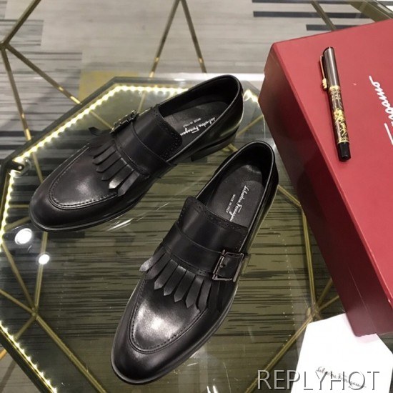 Ferragamo 2020 Mens Leather Shoes