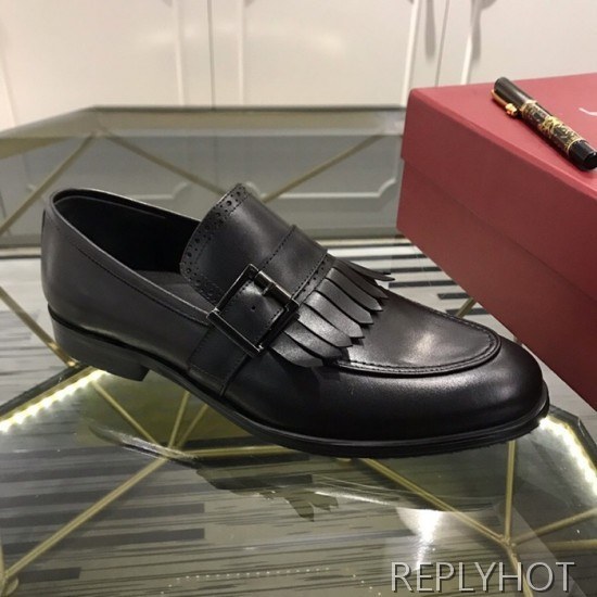 Ferragamo 2020 Mens Leather Shoes