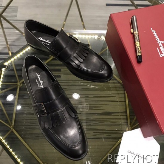 Ferragamo 2020 Mens Leather Shoes