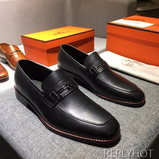 Hermes 2020 Mens Leather Shoes