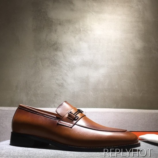 Hermes 2020 Mens Leather Shoes