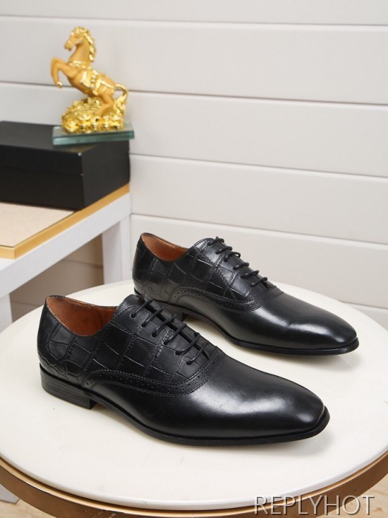 Berluti 2020 Mens Leather Oxford Shoes