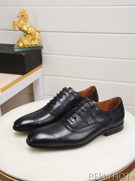 Berluti 2020 Mens Leather Oxford Shoes