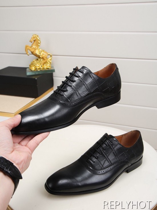 Berluti 2020 Mens Leather Oxford Shoes
