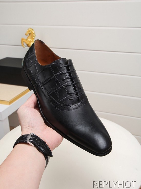 Berluti 2020 Mens Leather Oxford Shoes