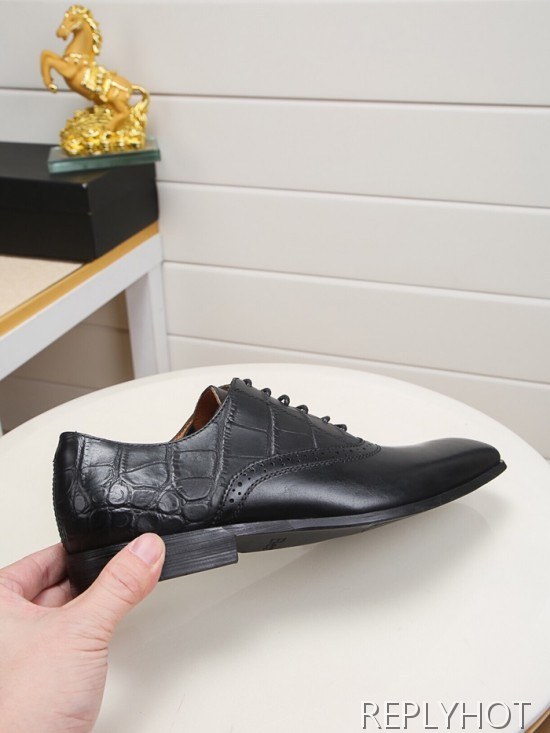 Berluti 2020 Mens Leather Oxford Shoes