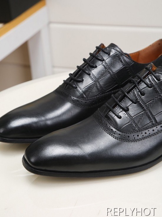 Berluti 2020 Mens Leather Oxford Shoes