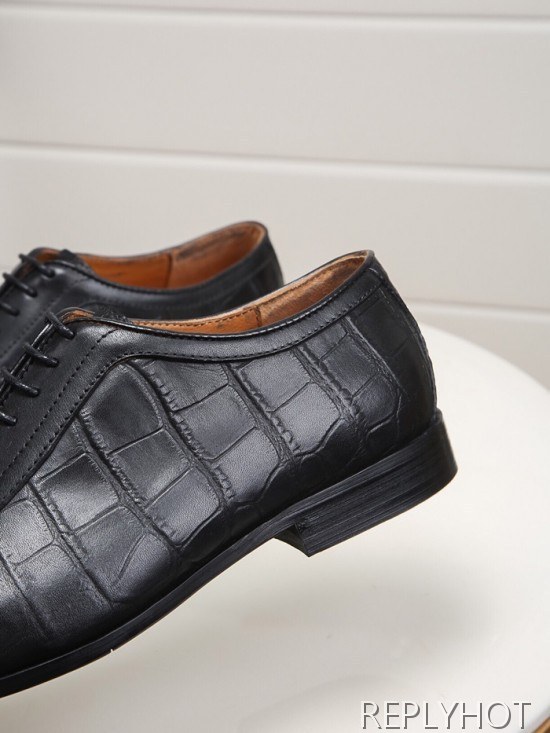 Berluti 2020 Mens Leather Oxford Shoes