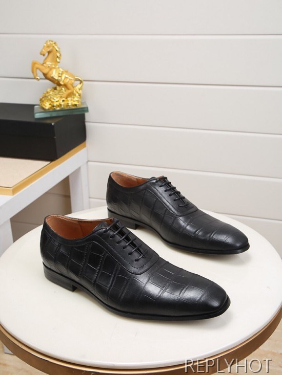 Berluti 2020 Mens Leather Oxford Shoes