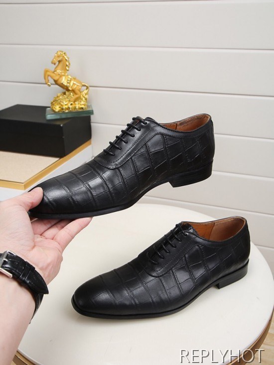Berluti 2020 Mens Leather Oxford Shoes
