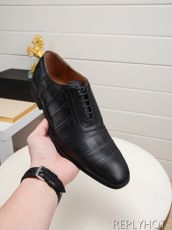 Berluti 2020 Mens Leather Oxford Shoes