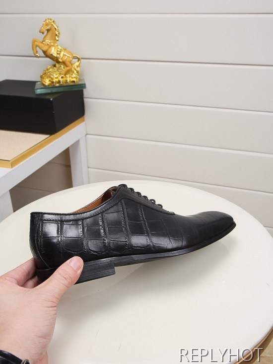 Berluti 2020 Mens Leather Oxford Shoes