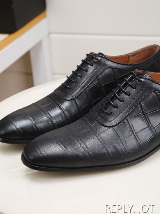 Berluti 2020 Mens Leather Oxford Shoes