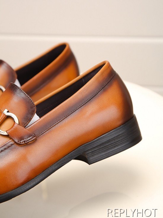Ferragamo 2020 Mens Leather Shoes
