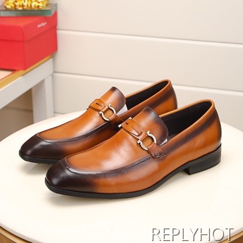 Ferragamo 2020 Mens Leather Shoes