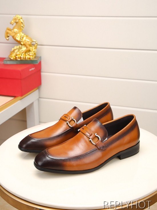 Ferragamo 2020 Mens Leather Shoes