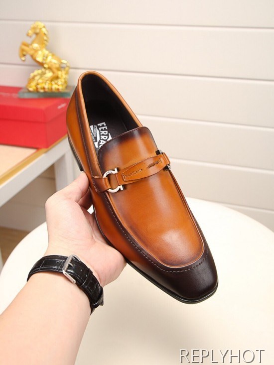 Ferragamo 2020 Mens Leather Shoes
