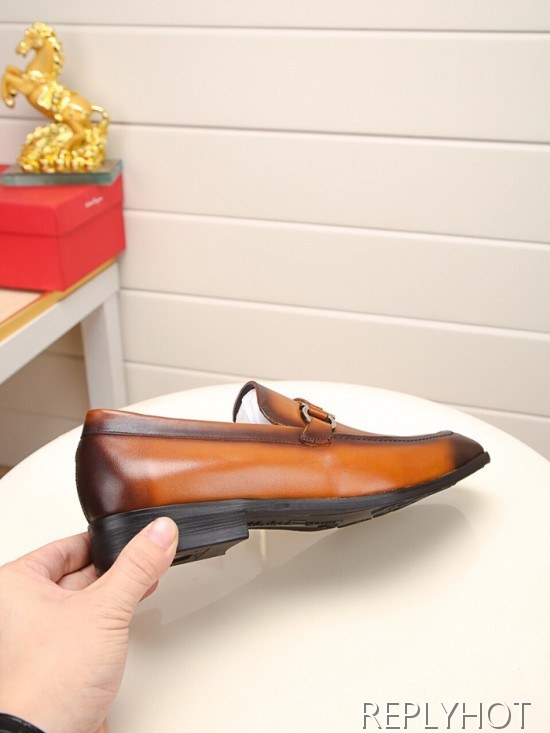 Ferragamo 2020 Mens Leather Shoes