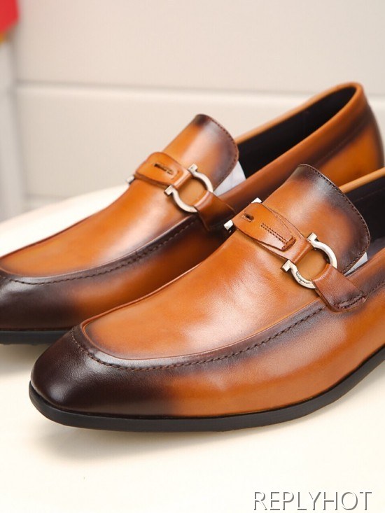 Ferragamo 2020 Mens Leather Shoes