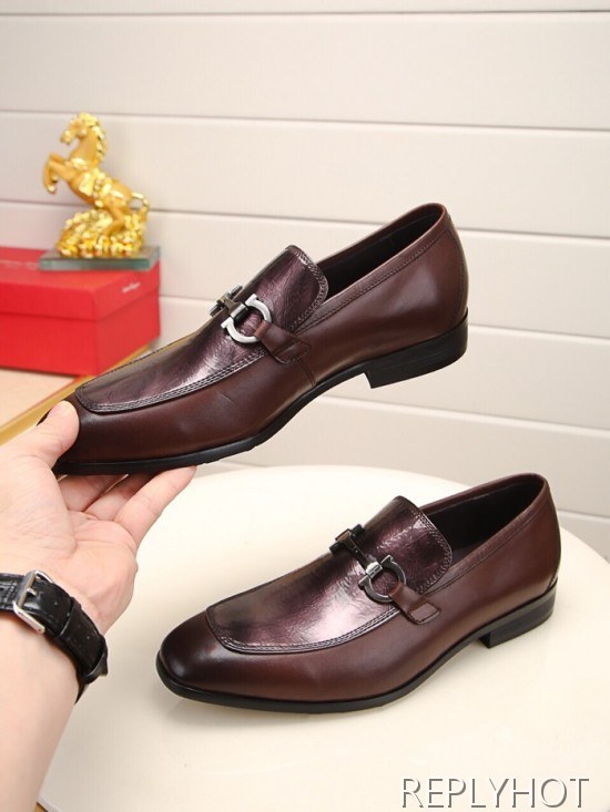 Ferragamo 2020 Mens Leather Shoes