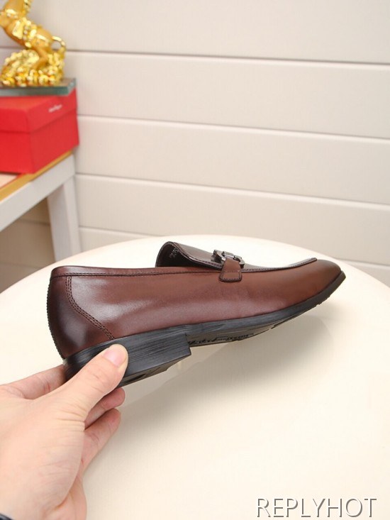 Ferragamo 2020 Mens Leather Shoes