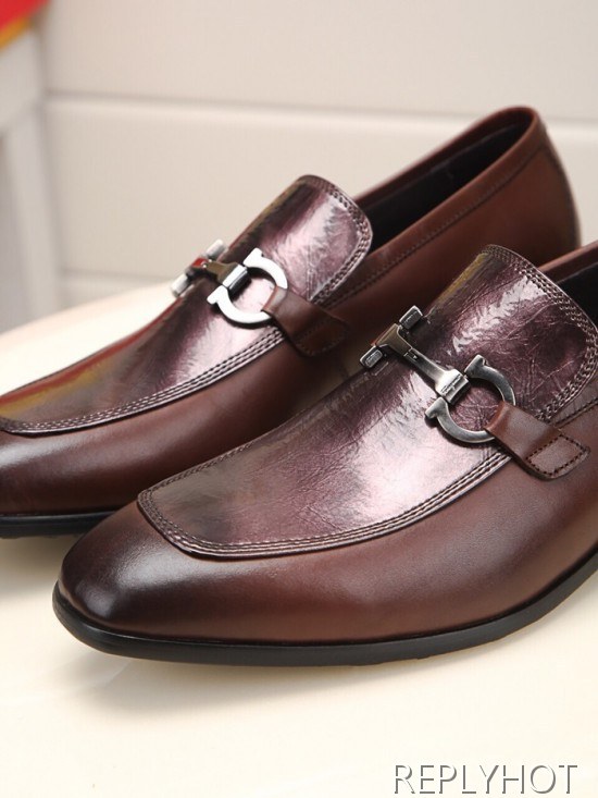 Ferragamo 2020 Mens Leather Shoes