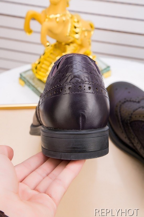 Prada 2020 Mens Leather Oxford Shoes