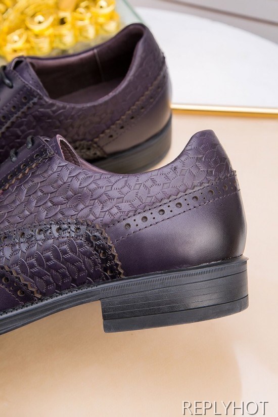 Prada 2020 Mens Leather Oxford Shoes