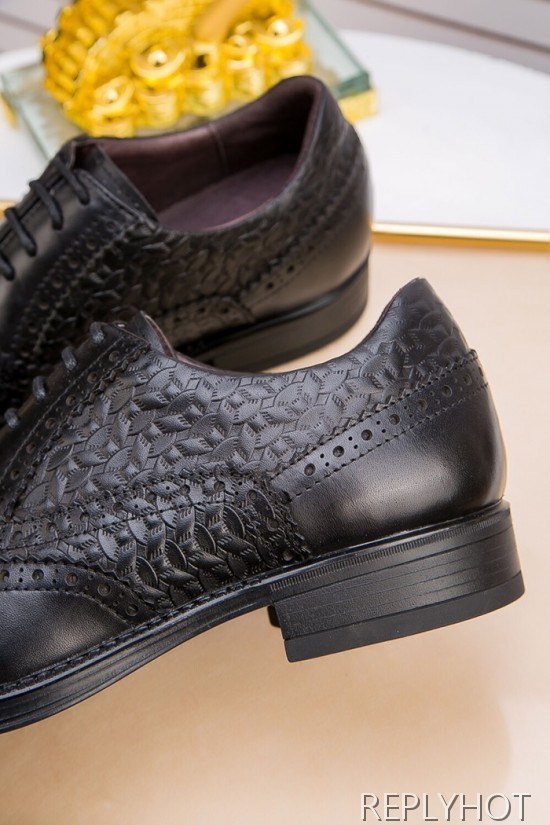 Prada 2020 Mens Leather Oxford Shoes