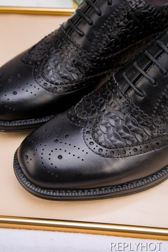 Prada 2020 Mens Leather Oxford Shoes