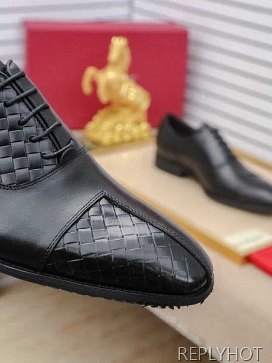 Ferragamo 2020 Mens Leather Oxford Shoes