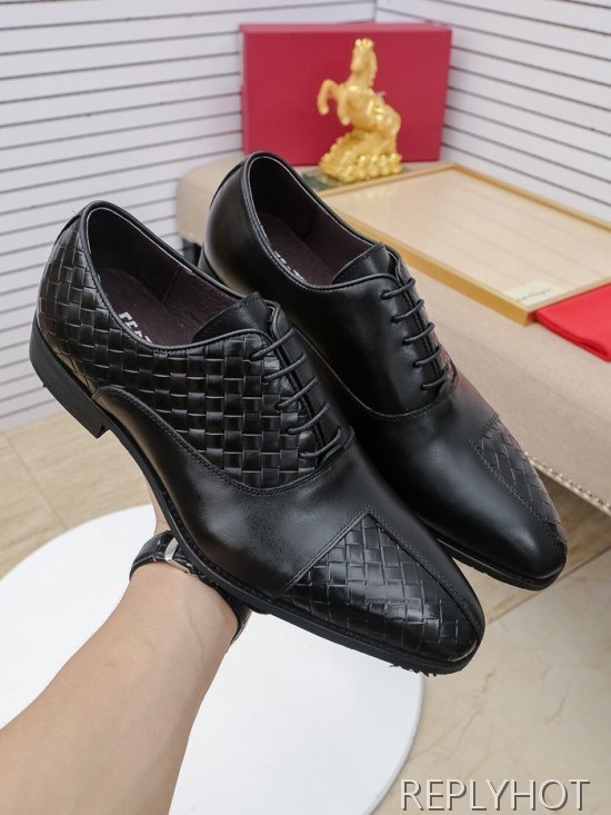 Ferragamo 2020 Mens Leather Oxford Shoes