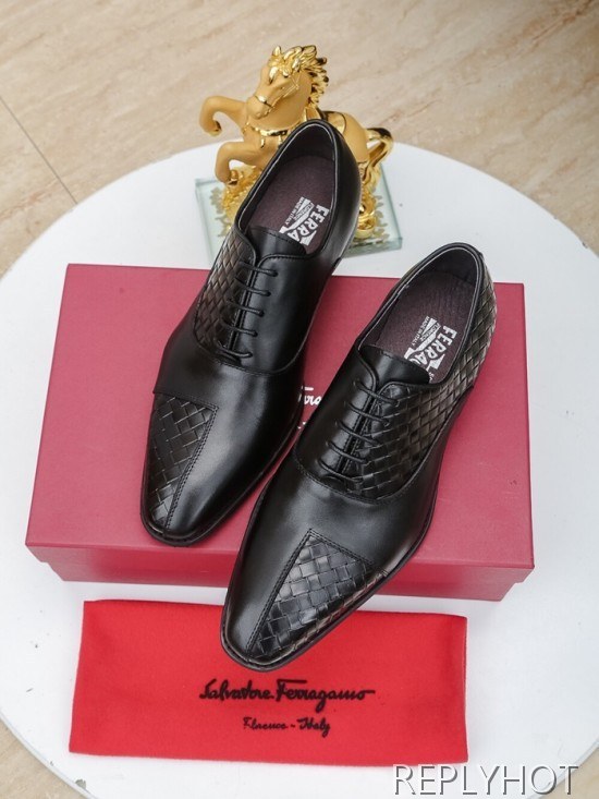 Ferragamo 2020 Mens Leather Oxford Shoes