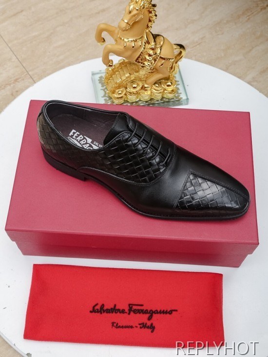 Ferragamo 2020 Mens Leather Oxford Shoes