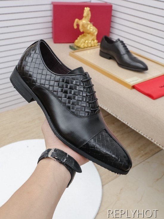 Ferragamo 2020 Mens Leather Oxford Shoes