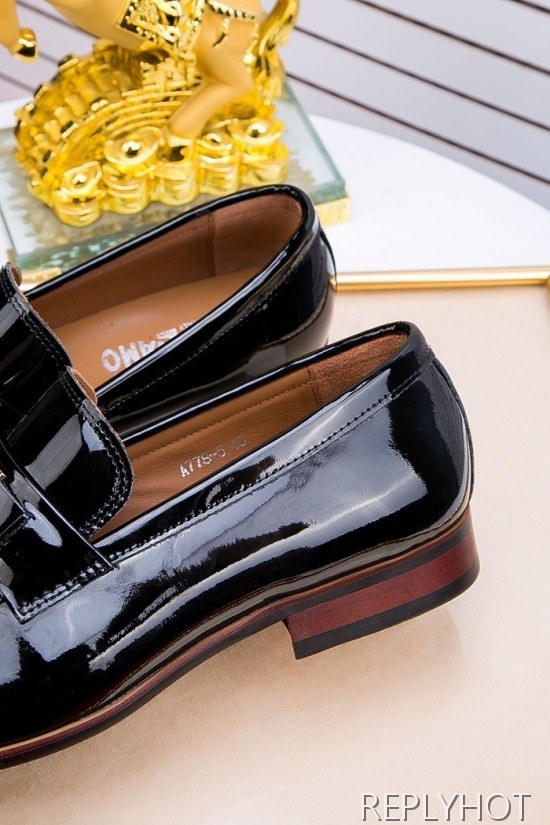 Ferragamo  2020 Mens Leather Shoes