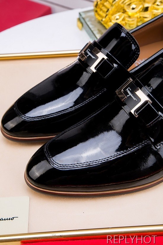 Ferragamo  2020 Mens Leather Shoes