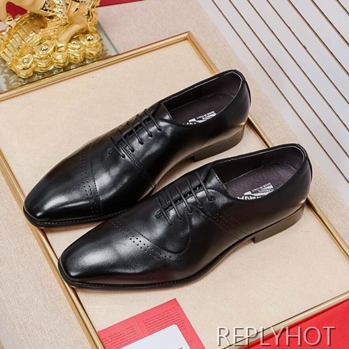 Ferragamo 2020 Mens Leather Oxford Shoes