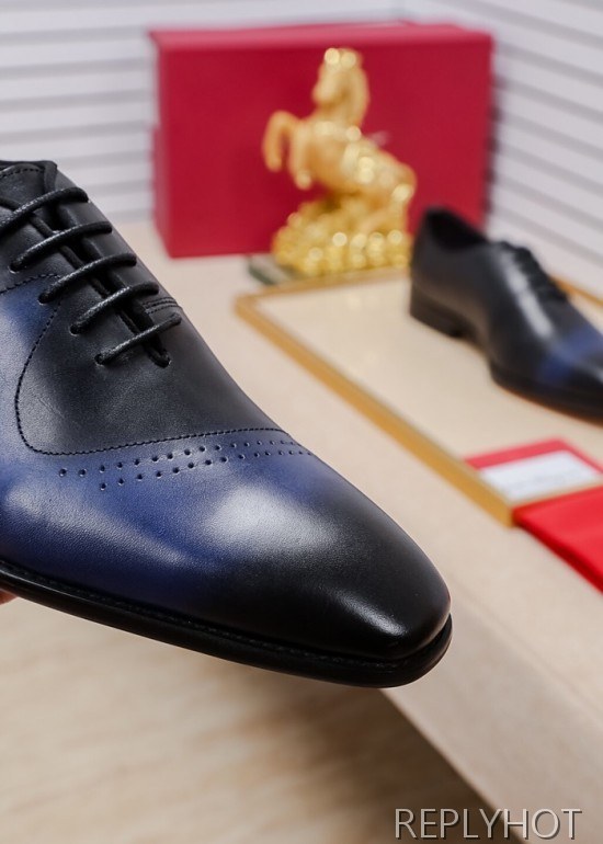 Ferragamo 2020 Mens Leather Oxford Shoes