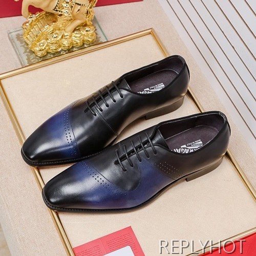 Ferragamo 2020 Mens Leather Oxford Shoes