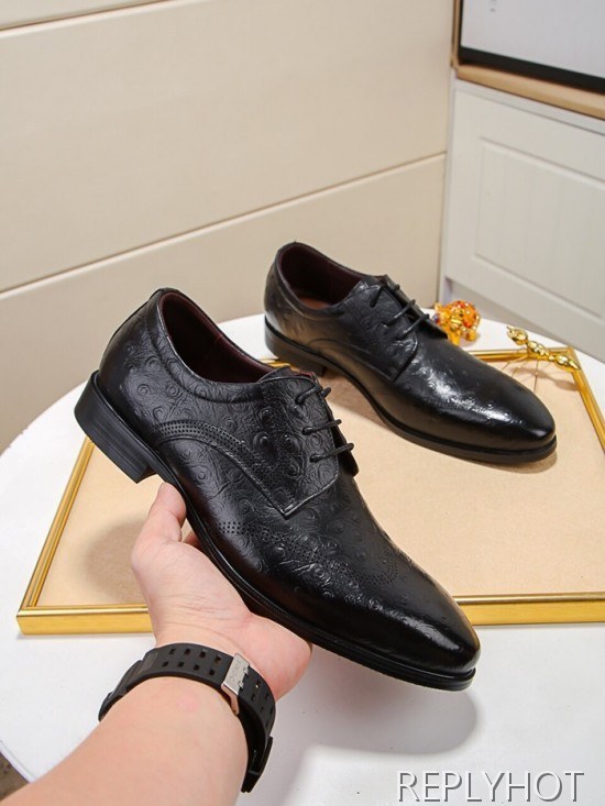 Gucci 2020 Mens Leather Oxford Shoes