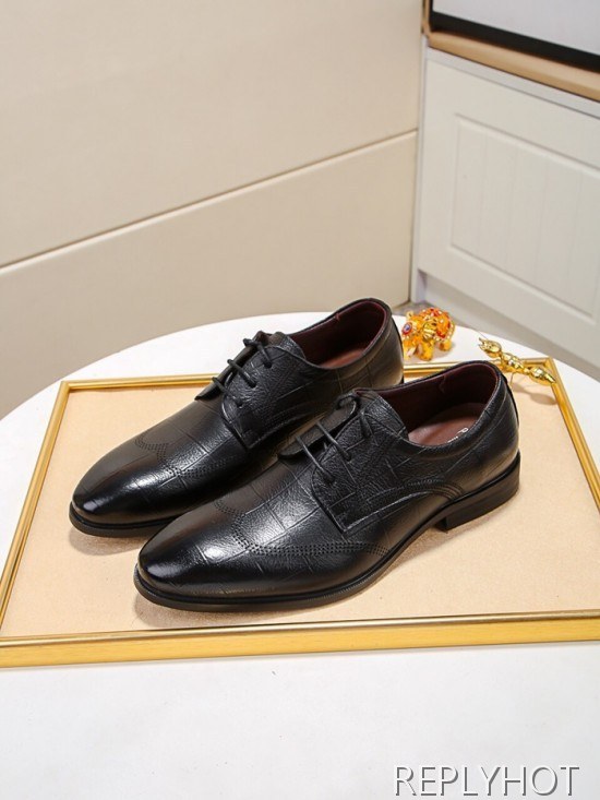 Gucci 2020 Mens Leather Oxford Shoes