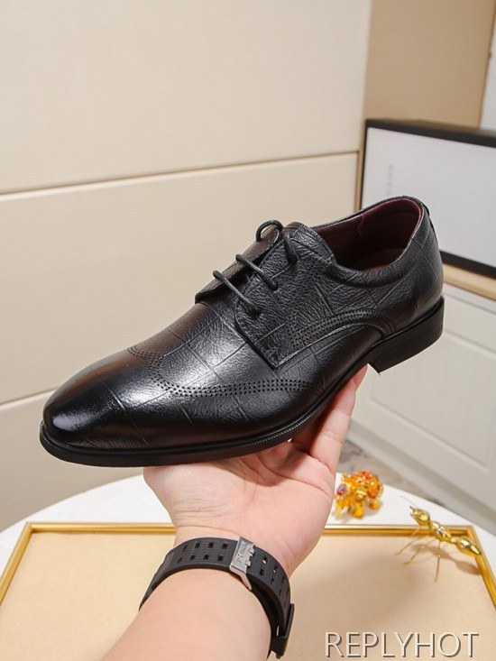 Gucci 2020 Mens Leather Oxford Shoes